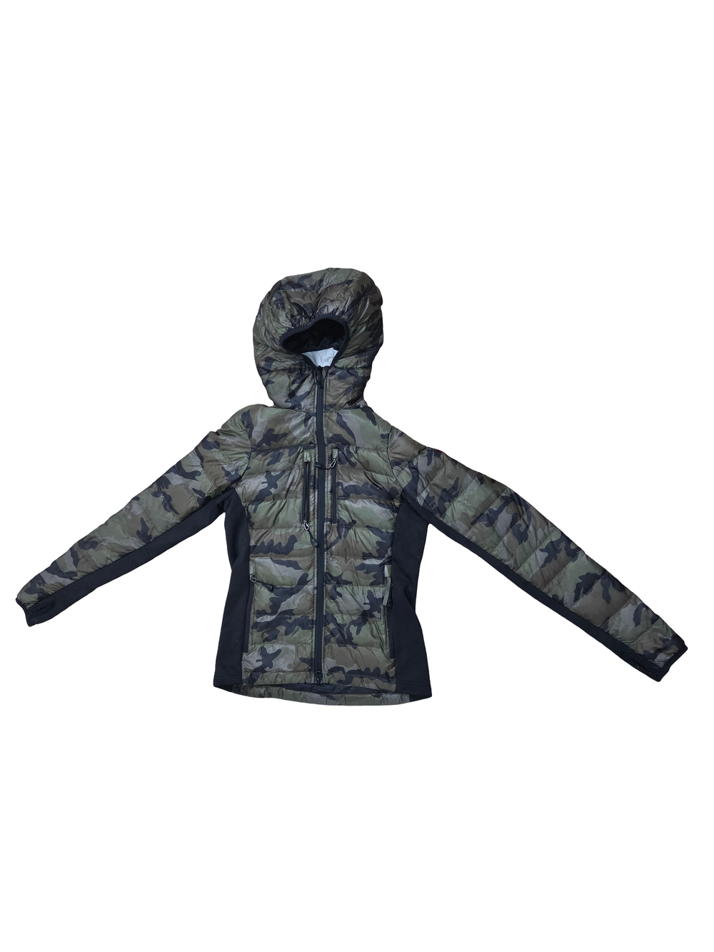 Canada Goose Men's Camo Hooded Puffer Jacket - Green & Black